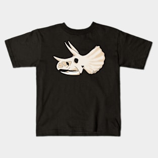 Triceratops Skull Kids T-Shirt